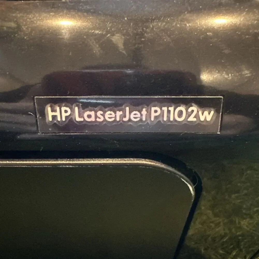 HP LaserJet Pro P1102w Monochrome Laser Printer WiFi Tested Works With USB Cord